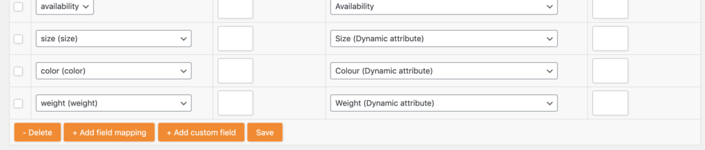 Skroutz attributes