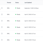 Automatic product feed updates