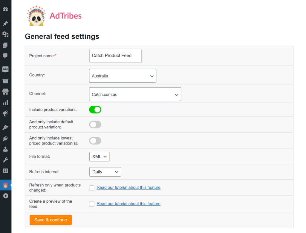 Create A Catch Feed For Your Online Store With AdTribes