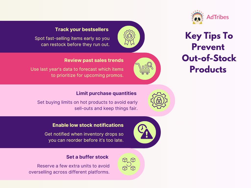how-to-prevent-out-of-stock-products - AdTribes five tips to prevent out-of-stock products