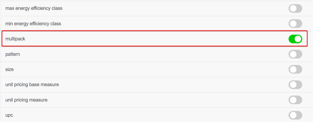 Enabling "Multipack" Extra Field - AdTribes