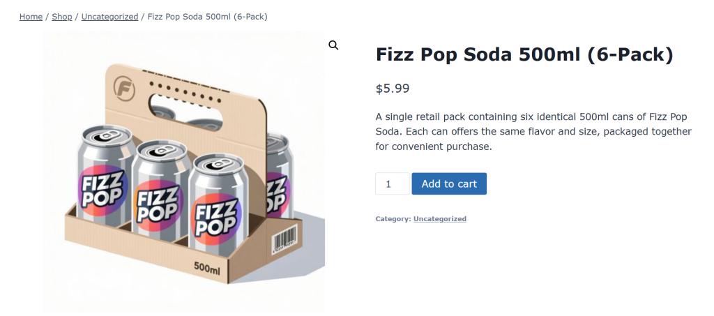 Pop Soda 500ml (6-Pack) - AdTribes