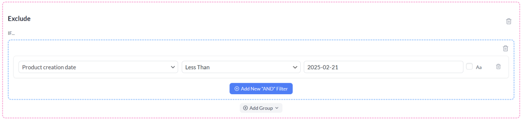Filter Out Products Created Before A Specific Date - AdTribes