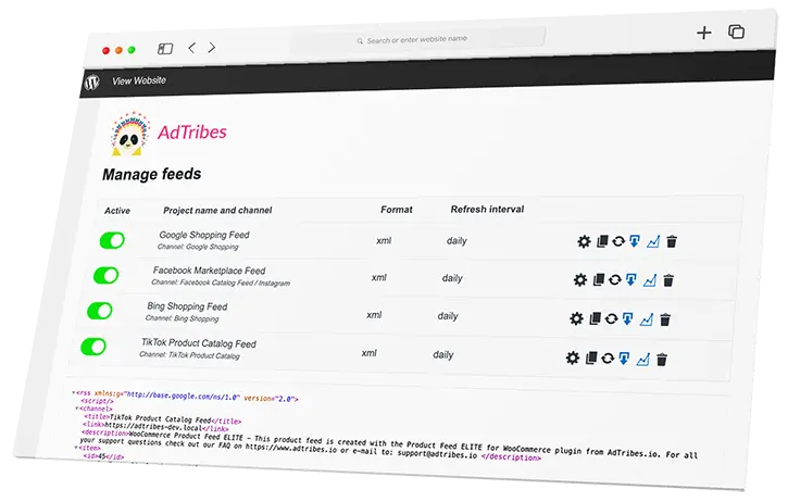 WooCommerce Product Feed